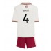 Arsenal Ben White #4 Tredjedraktsett Barn 2025-26 Korte ermer (+ Korte bukser)